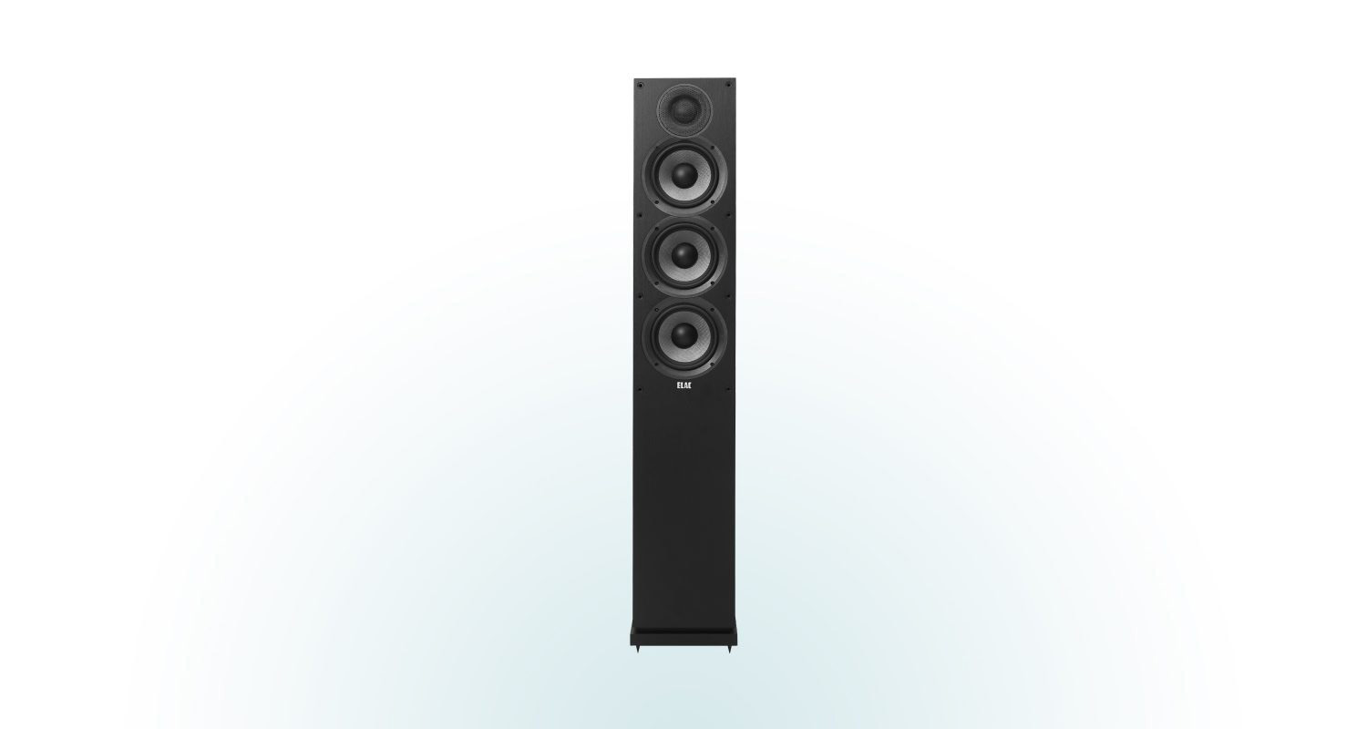 ELAC Debut F5.2 Standlautsprecher, Schwarz