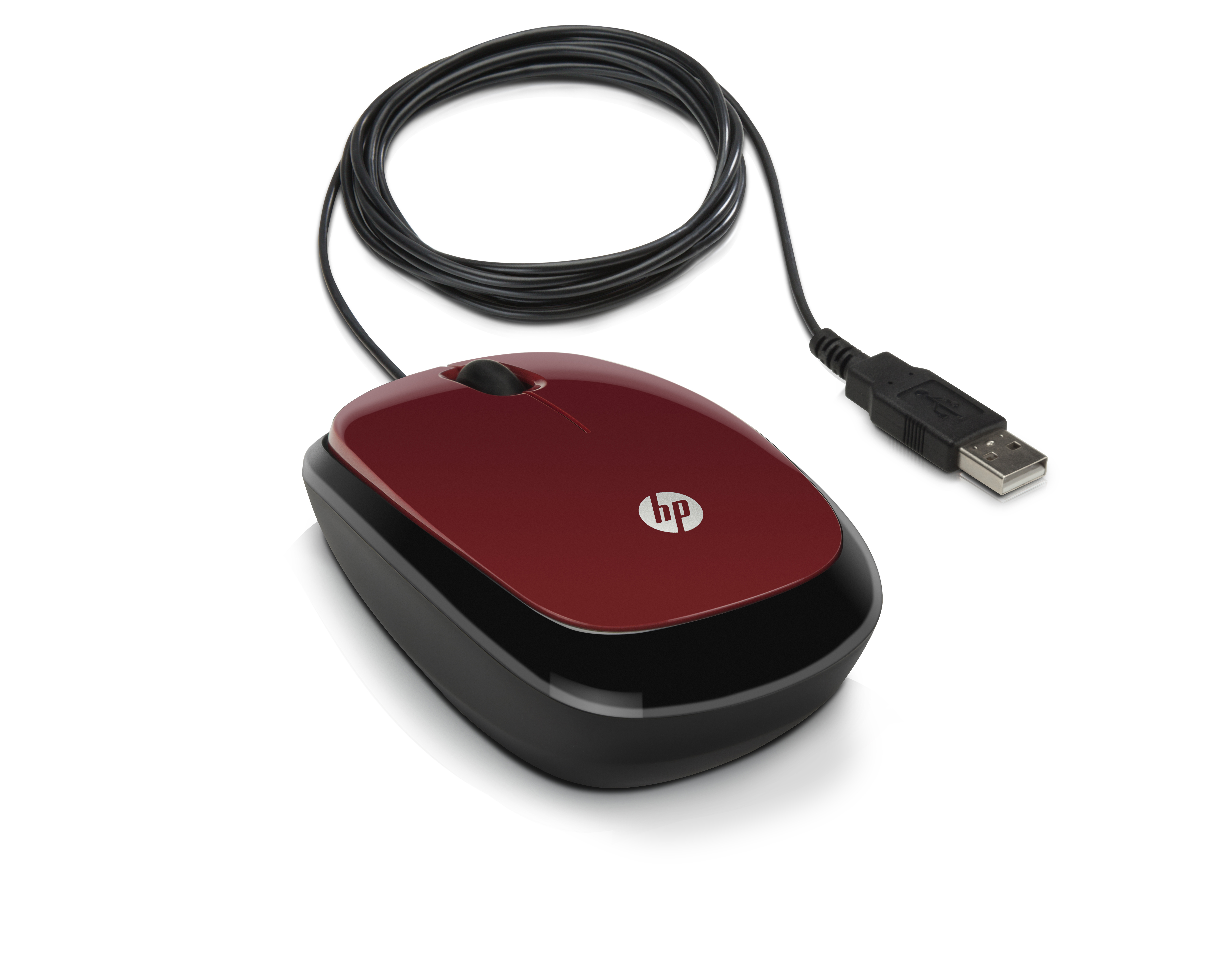 HP H4K65AA X1200 Wired Kırmızı Kablolu Mouse