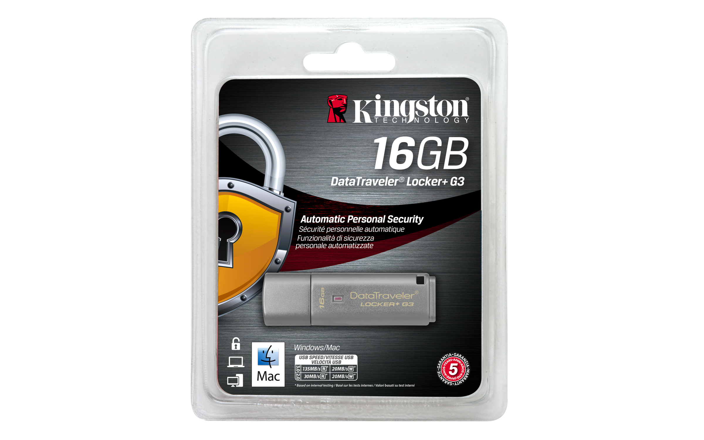 KINGSTON DataTraveler Locker+ G3 16GB