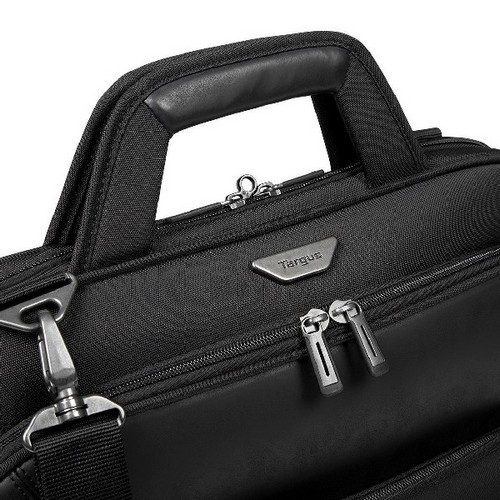 Maletín para portátil - Targus Mobile VIP, para portátiles hasta 15,6", Negro