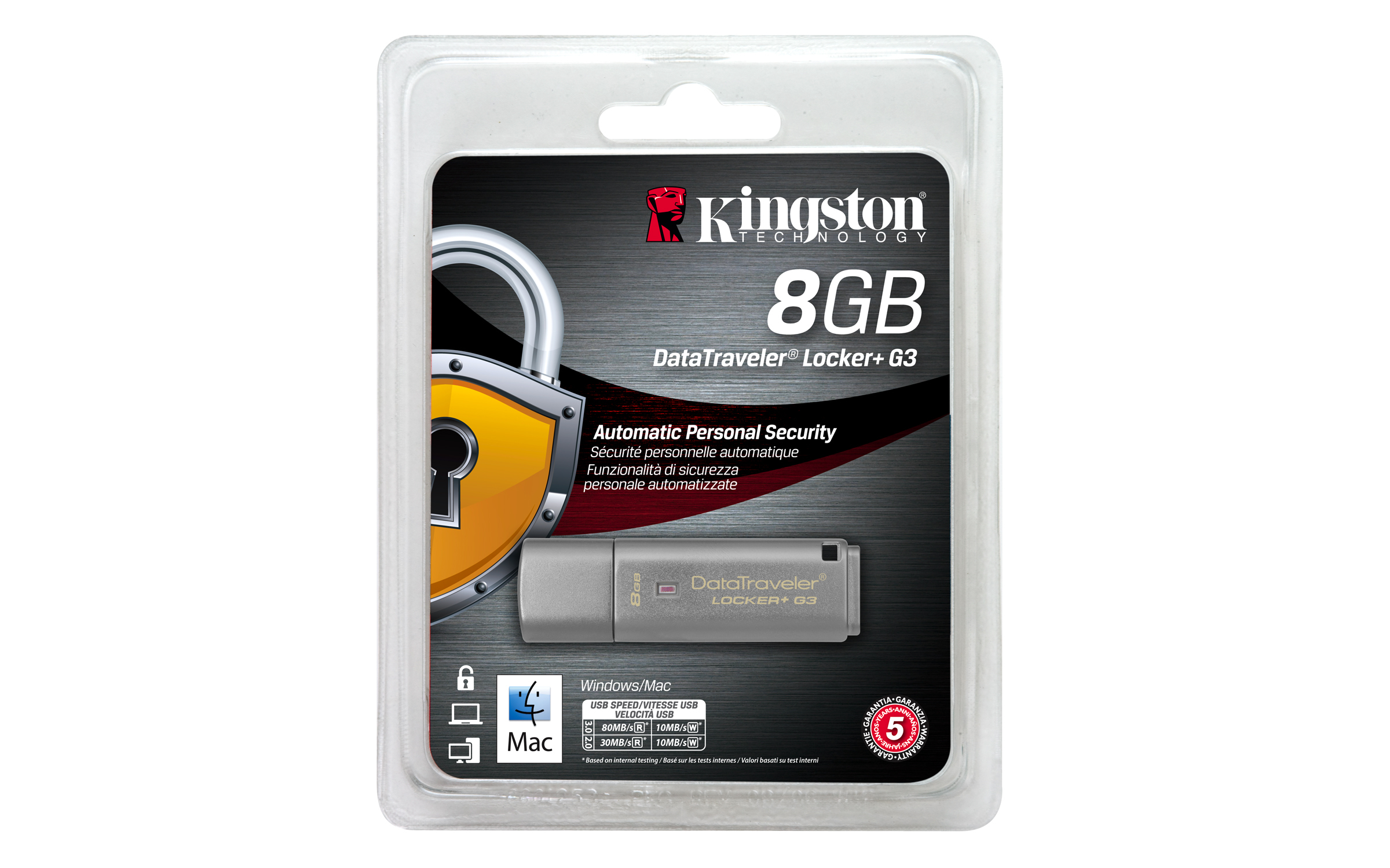 KINGSTON DataTraveler Locker+ G3 8GB