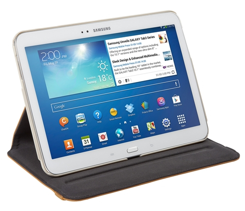 Funda para Tablet - Targus, VERSAVU SLIM2 SAMSUNG TAB10.1 BROWN