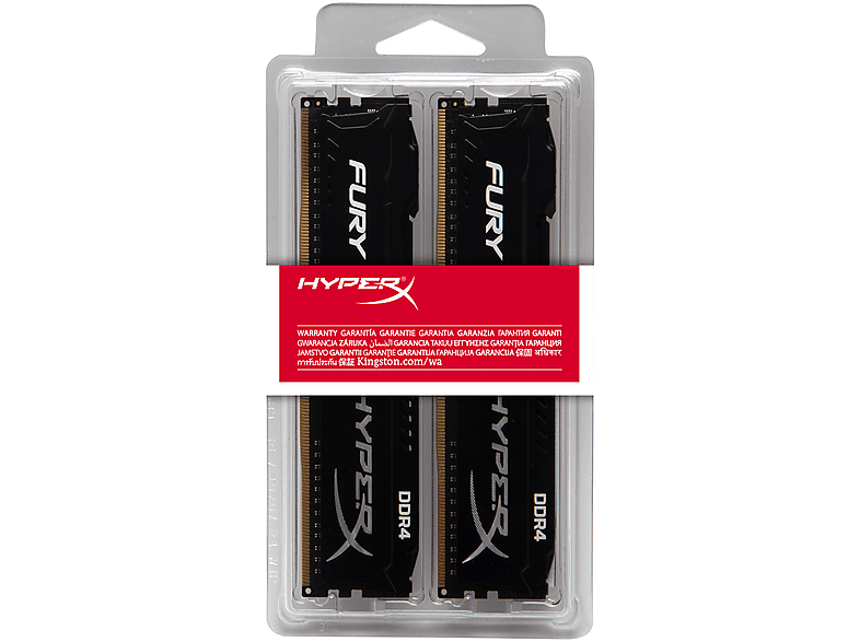 KINGSTON HyperX Fury 32GB (2x16GB) 2400MHz DDR4 Ram HX424C15FBK2