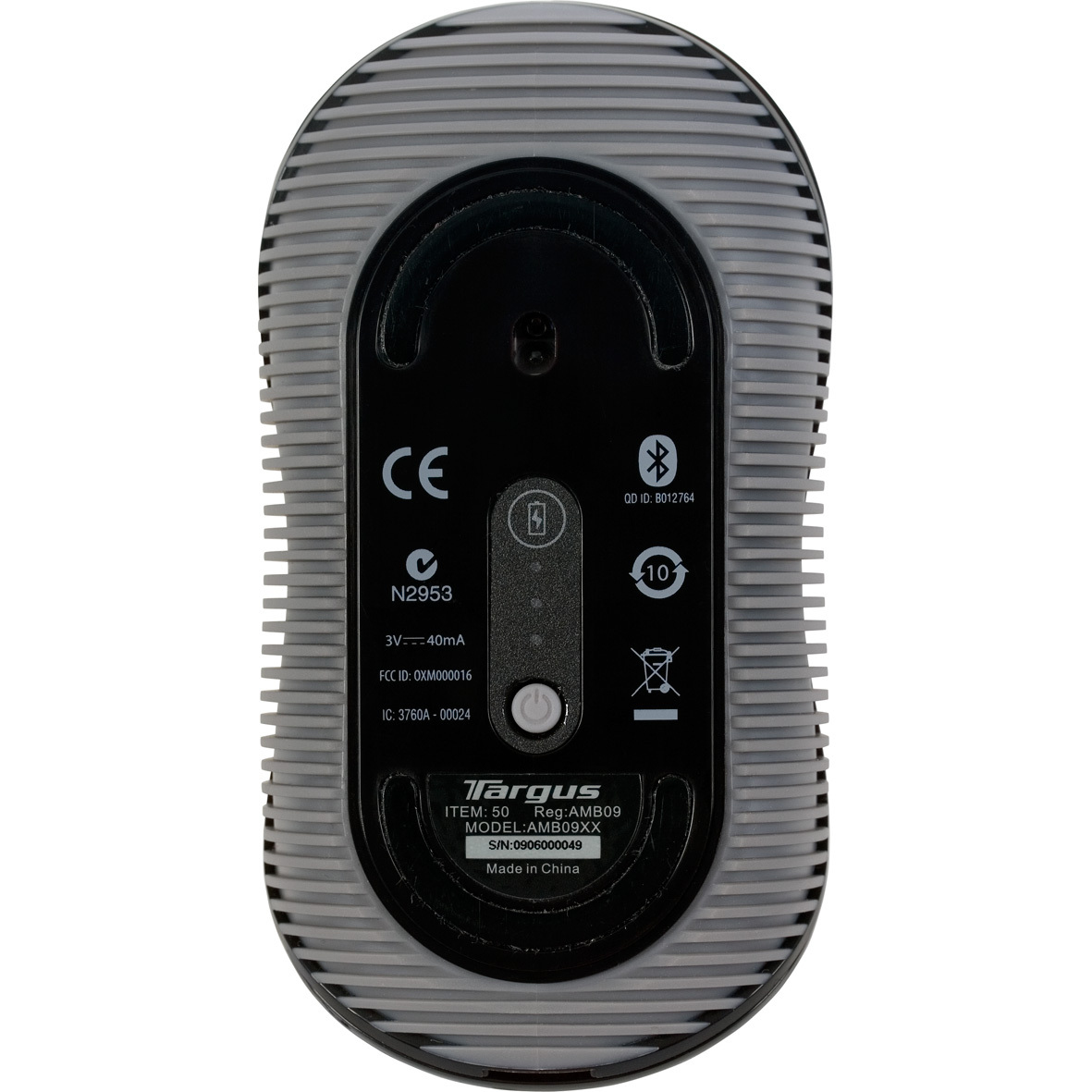 Raton Inalámbrico - Targus, AMB 09 EU-Bluetooth-COMFORT-LASER-MOUSE