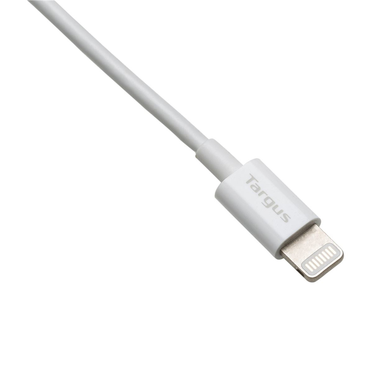 Targus ACC96101EU 1m USB A Lightning Blanco cable de teléfono móvil