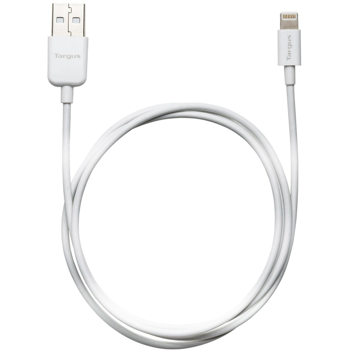 Targus ACC96101EU 1m USB A Lightning Blanco cable de teléfono móvil