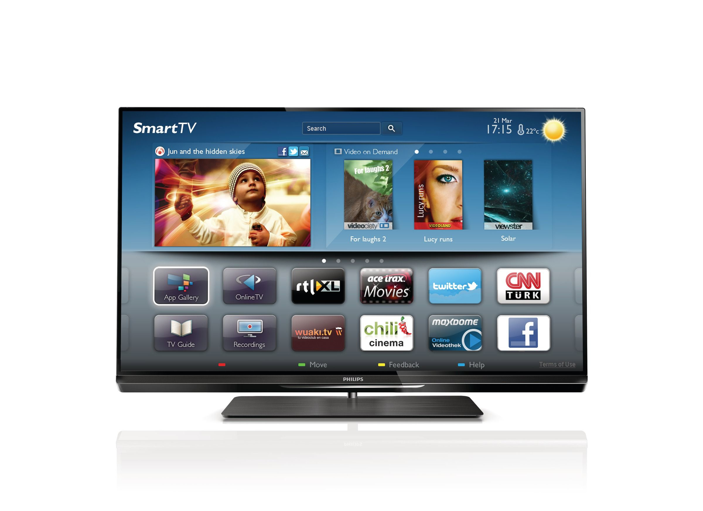 TV LED 42" Philips 42PFL6057 SMART TV, WIFI Y 3D