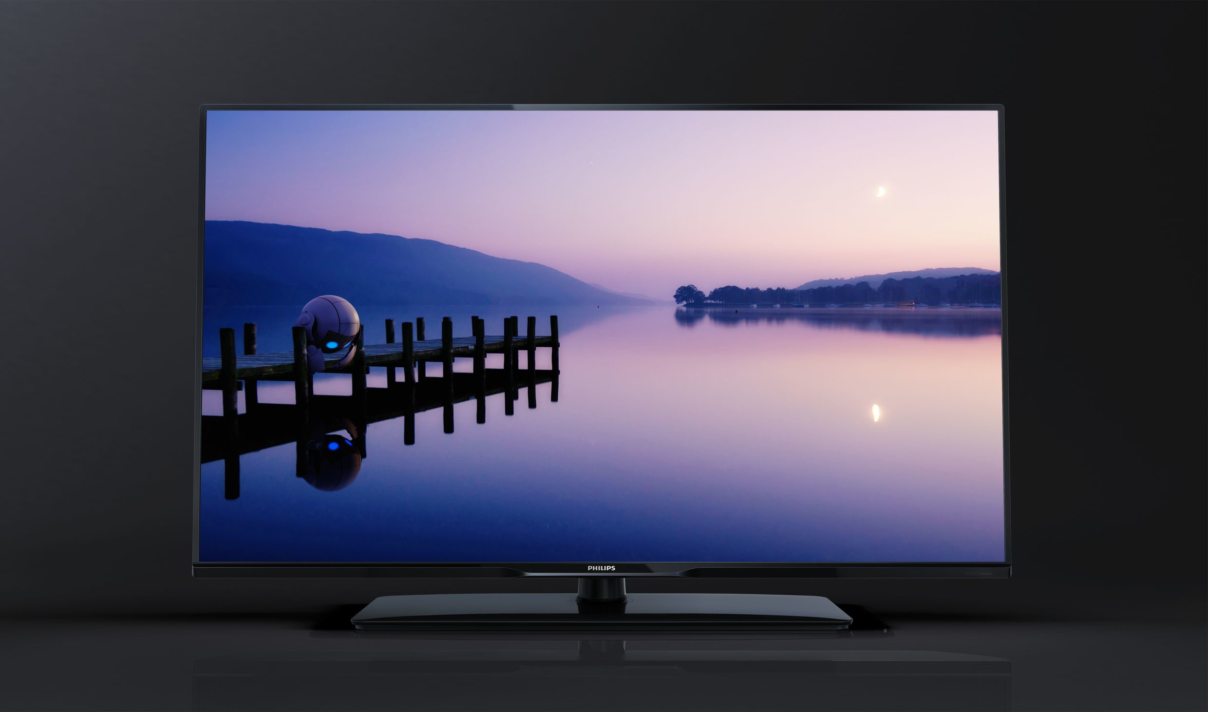 TV LCD - Philips,  40",  40PFL3088,  3000 Series,  Televisor,  LED,  Full HD,  Plano