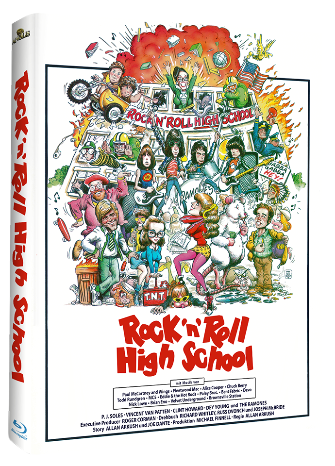 ROCK HIGH (MEDIABOOK) SCHOOL Blu-ray ROLL N