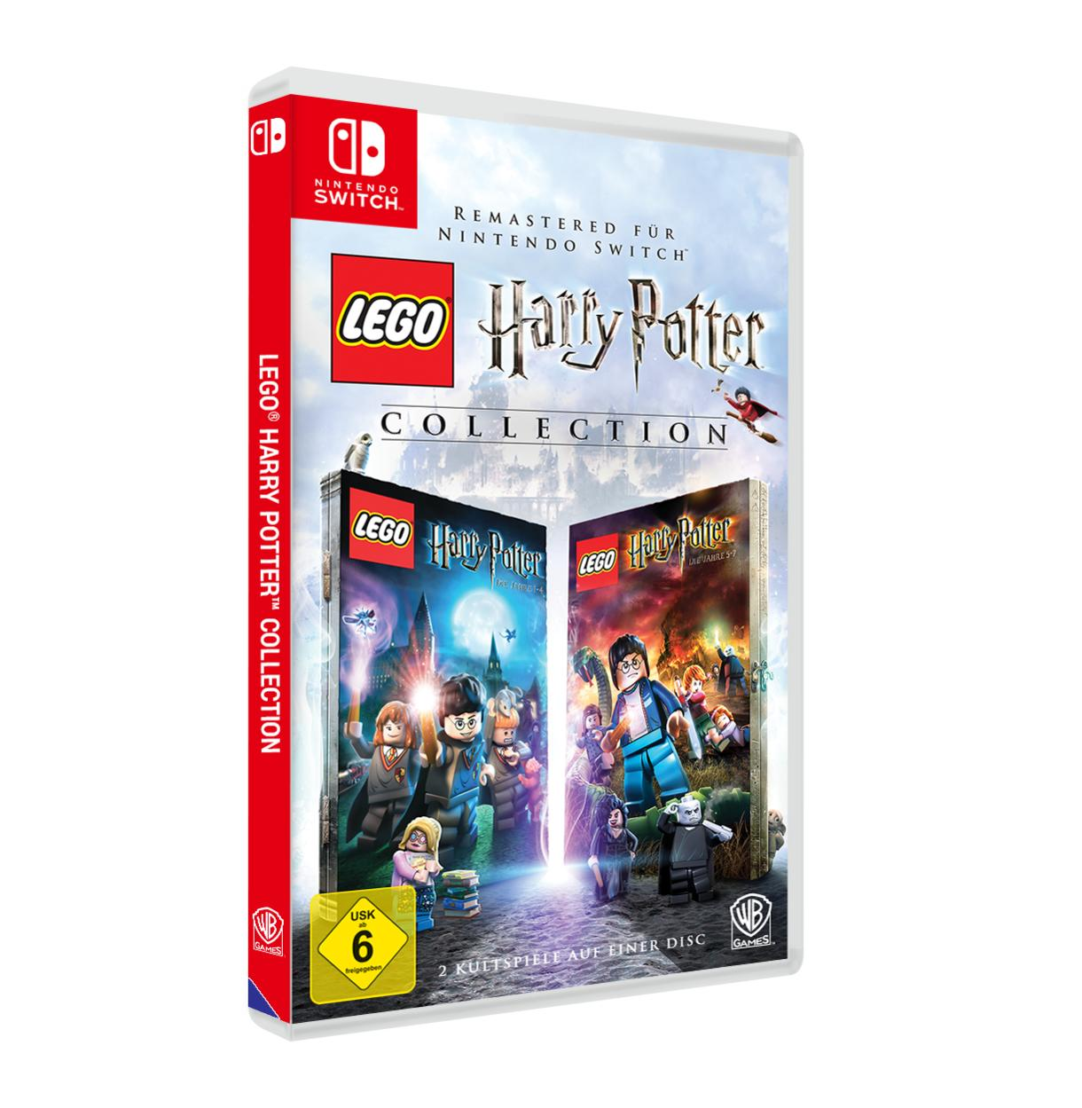 Ein Nintendo Switch-Spielcase für die Lego Harry Potter Collection mit Spielgrafik auf der Vorderseite.
