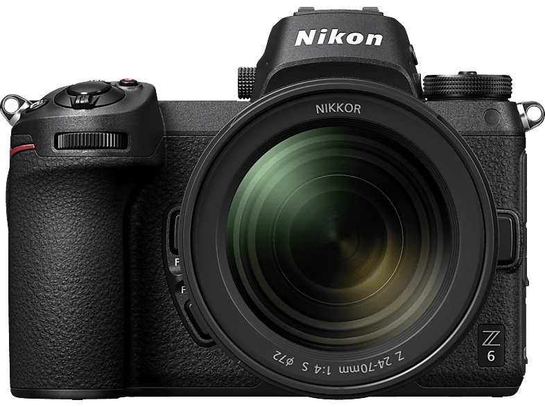 NIKON Z6 Kit FTZ  Systemkamera mit Objektiv 24-70 mm, 8 cm Display Touchscreen, WLAN | Vollformat-Kameras