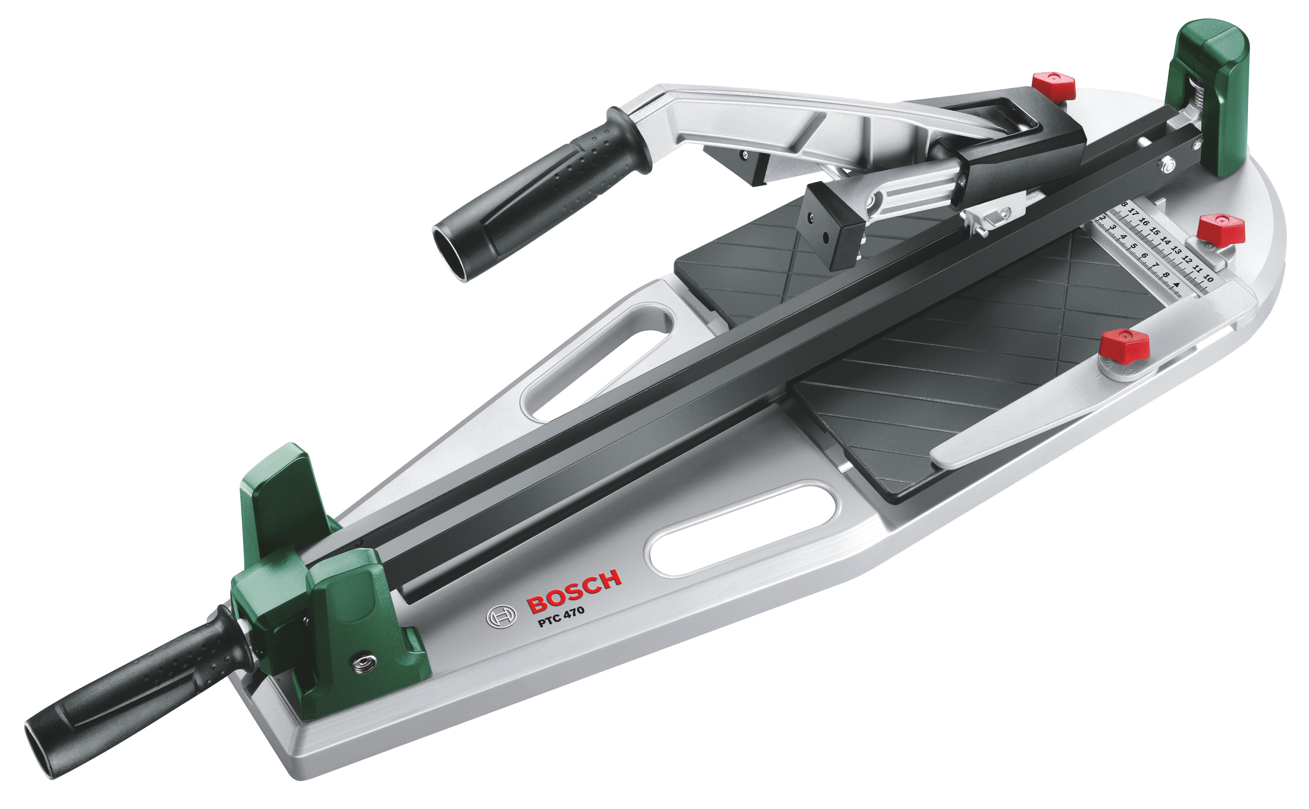 BOSCH PTC 470 Fliesenschneider, Silber, Grün, Schwarz