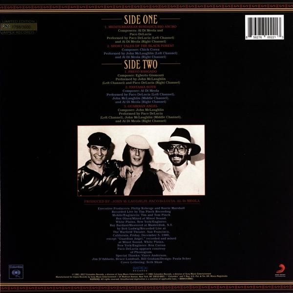 John McLaughlin, Paco DeLucia, Al Di Meola - Friday Night In San Francisco  - (Vinyl)