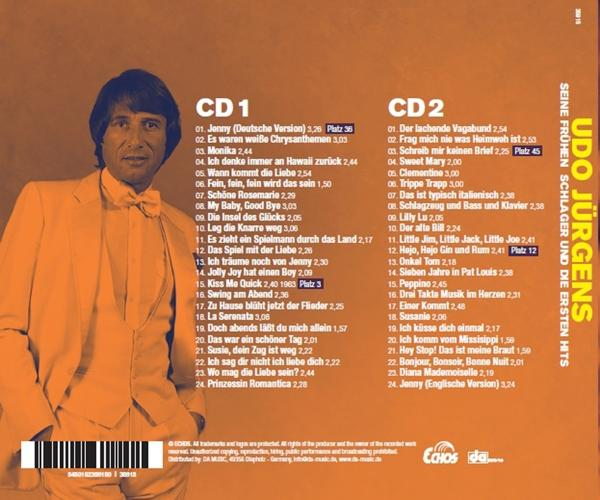Udo Jürgens - Erinnerungen An Udo Jürgens Seine Frühen Schlager  - (CD)