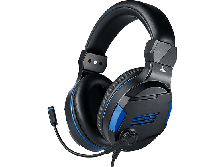 Bigben Stereo-Headset V3 schwarz mit Playstation Lizenz für PS4 (BB371093); Stereo Headset