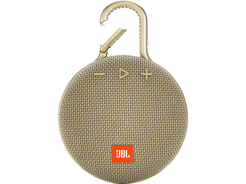 Bluetooth JBL 3 Wasserfest Sand, Lautsprecher, Clip