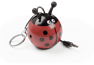 CELLULARLINE WSPK10 Ladybug - Haut-parleur mini (Rouge/noir)