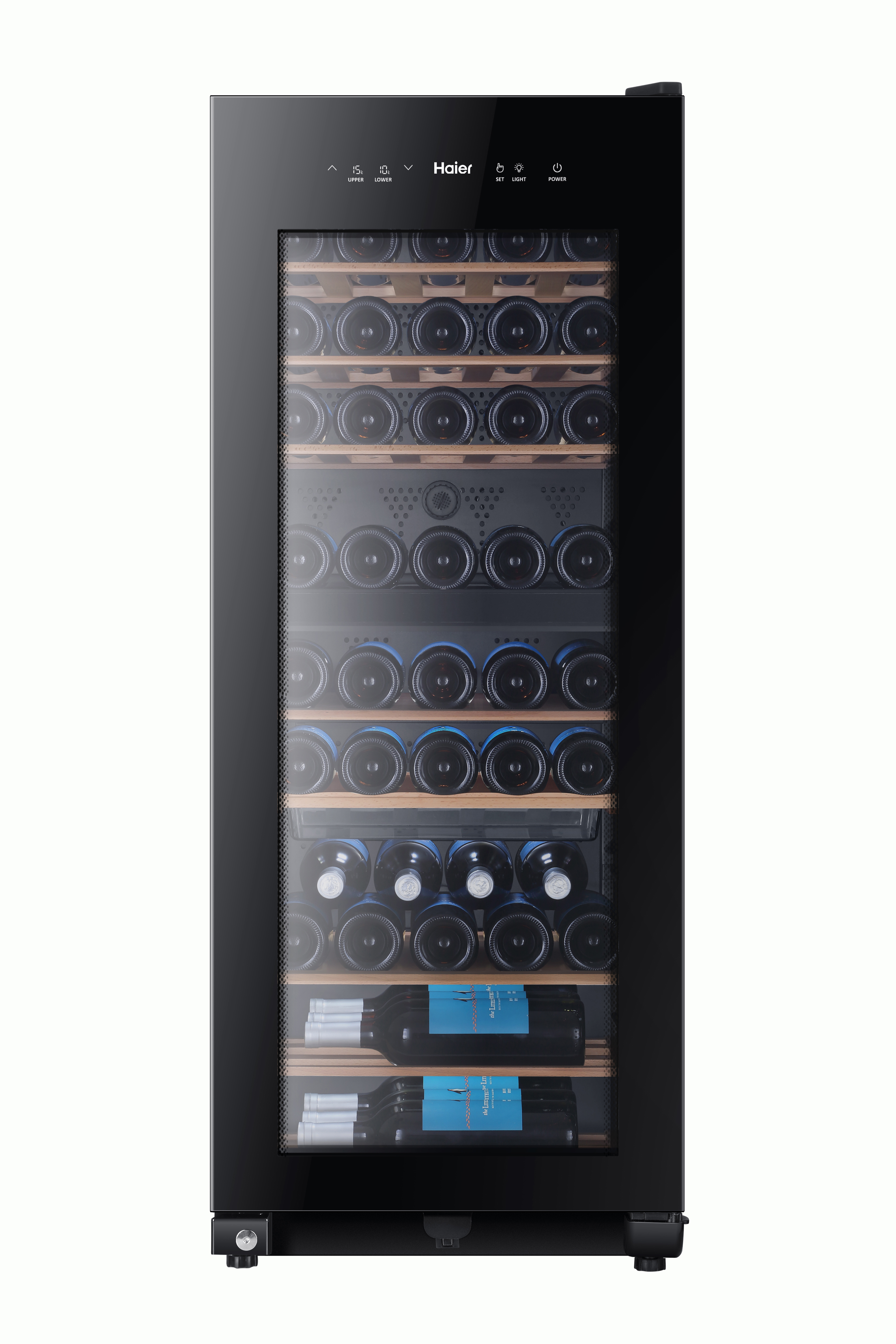 HAIER WS53GDA Weinklimaschrank (162 l EEK G, Schwarz)