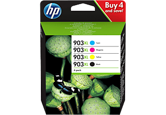 HP 903XL Combopack - Tintenpatrone (Schwarz/Cyan/Magenta/Gelb)