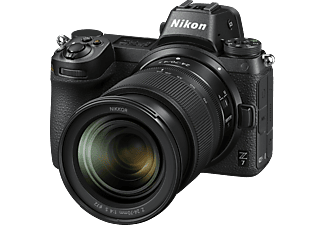 NIKON Z7 Kit FTZ  Systemkamera mit Objektivadapter  mit Objektiv 24-70 mm , 8 cm Display Touchscreen, WLAN