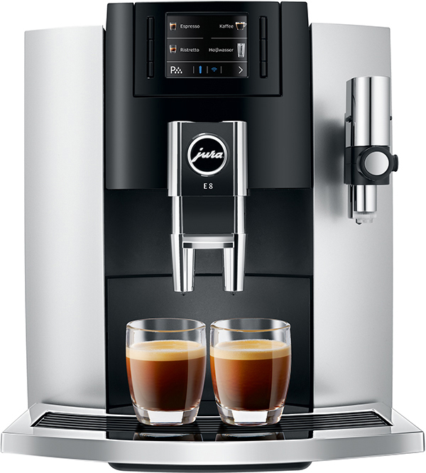 JURA E8 Kaffeevollautomat Platin
