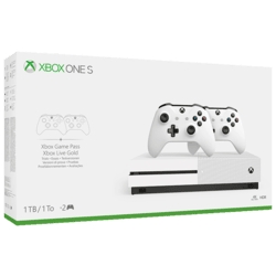 MICROSOFT Xbox One S 1TB Konsole + 2. Controller Bundle