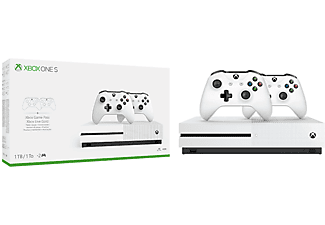 MICROSOFT Xbox One S 1TB Konsole + 2. Controller Bundle