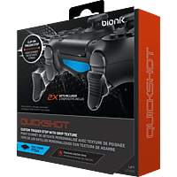 BIONIK PS4 Quickshot Trigger Grips Trigger Grips, Schwarz