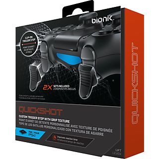 BIONIK PS4 Quickshot - Trigger Grips (Nero)