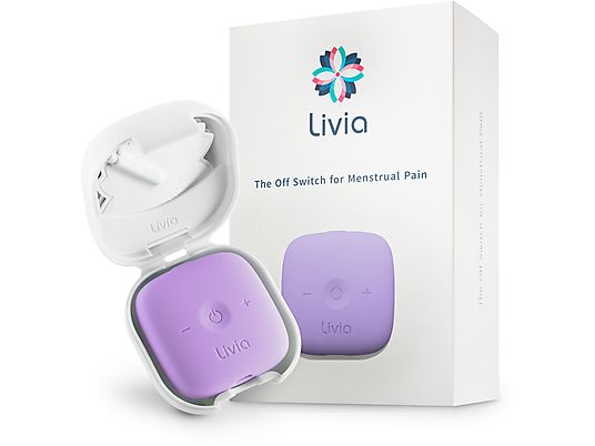 LIVIA Solution contre les douleurs menstruelles sans médicaments - Appareil d'électrostimulation (Lavande)