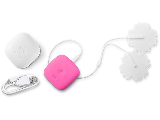 LIVIA Medikamentenfreie Lösung für Menstruationsbeschwerden - Elektrostimulationsgerät (Pink)