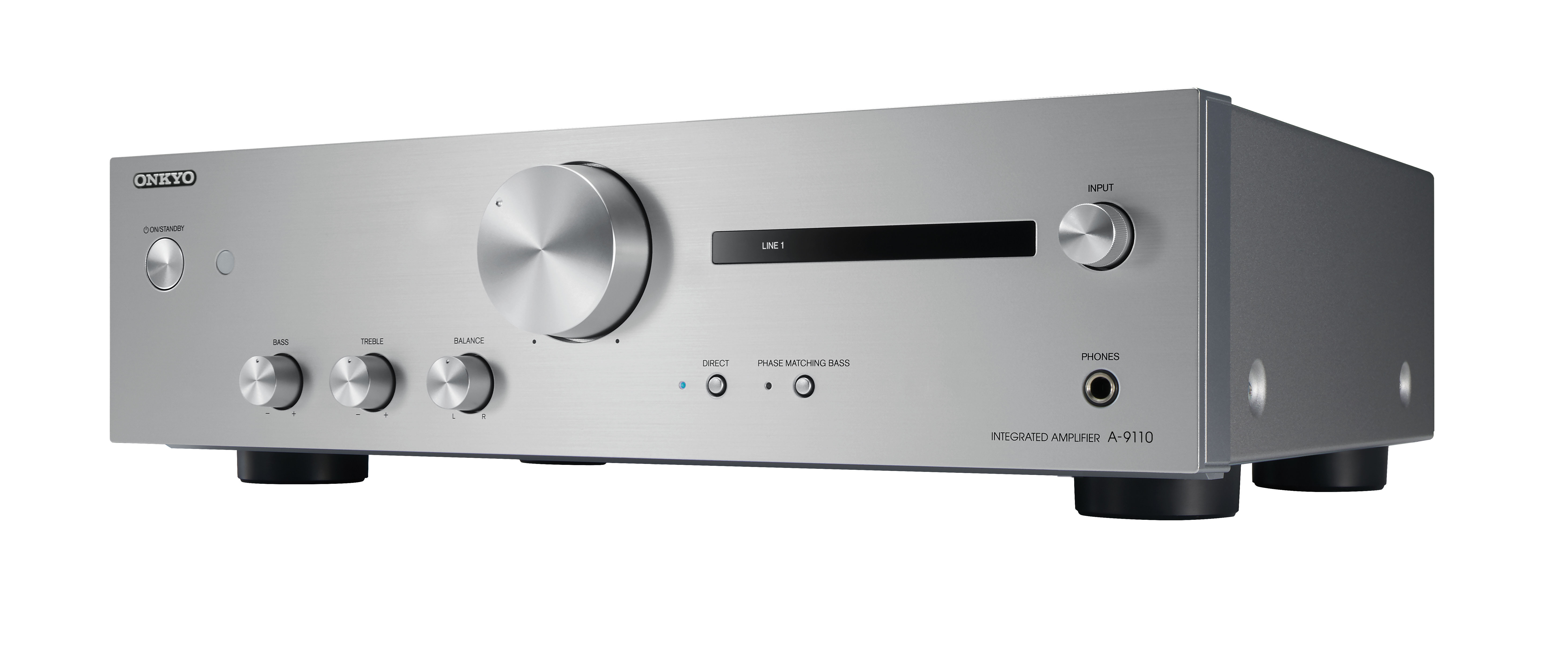 ONKYO A-9110 Verstärker (2Kanälepro Kanal, Silber)
