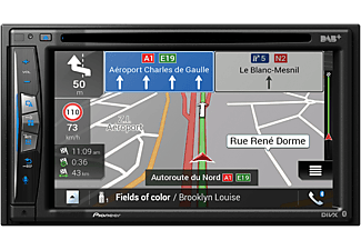 PIONEER AVIC-Z710DAB-AN - Navigationssystem (2 DIN (Doppel-DIN), Schwarz)