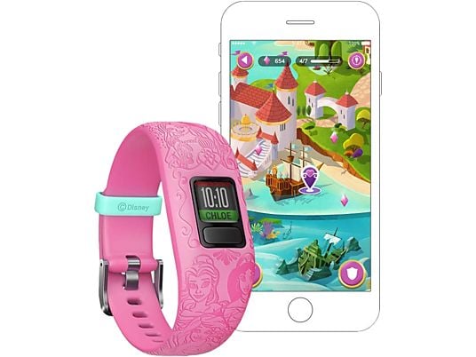 GARMIN vívofit® jr. 2 DISNEY PRINCESS - Cinturino sportivo (Rosa)