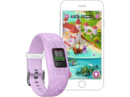 GARMIN vívofit® jr. 2 DISNEY PRINCESS - Sportarmband (Lila)