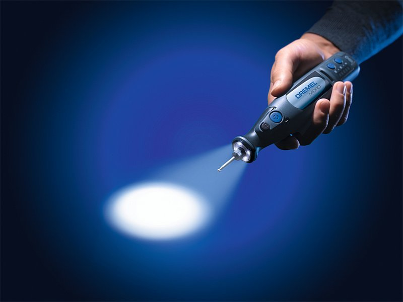 DREMEL Micro 8050-35 Multifunktionswerkzeug, Schwarz/Silber/Blau