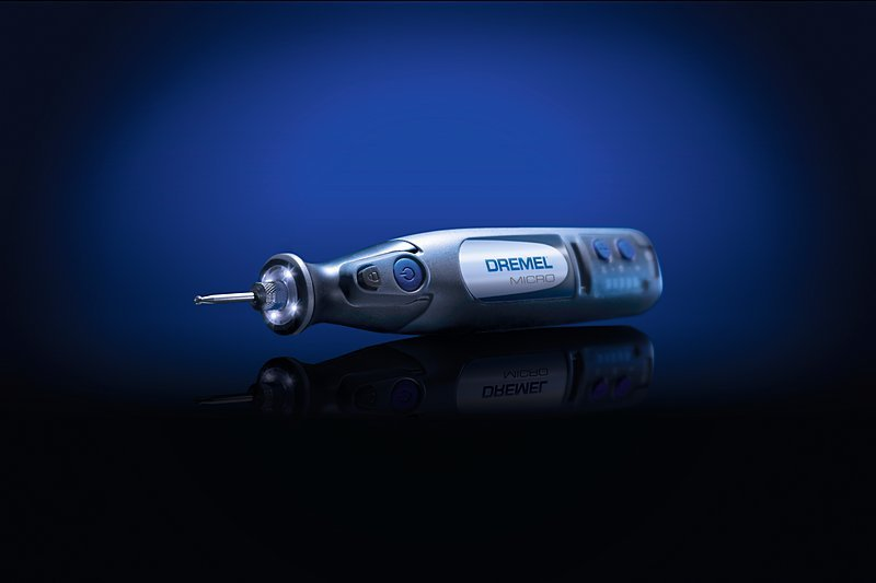 DREMEL Micro 8050-35 Multifunktionswerkzeug, Schwarz/Silber/Blau