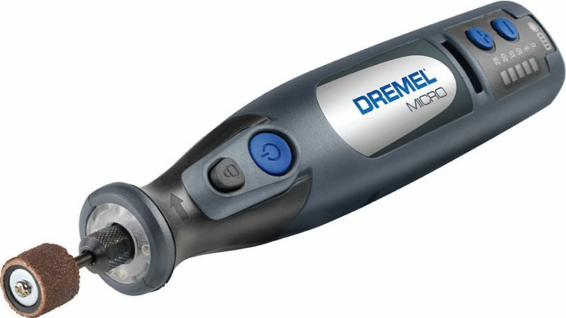 DREMEL Micro 8050-35 Multifunktionswerkzeug, Schwarz/Silber/Blau