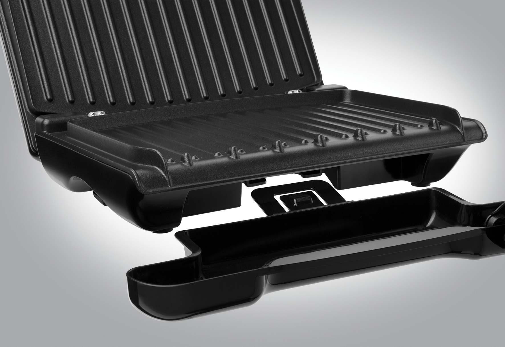 GEORGE FOREMAN 25050-56 Steel Entertaining Fitnessgrill Kontaktgrill