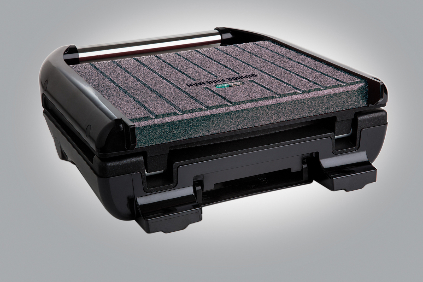 GEORGE FOREMAN 25041-56 Steel Family Fitnessgrill  Kontaktgrill