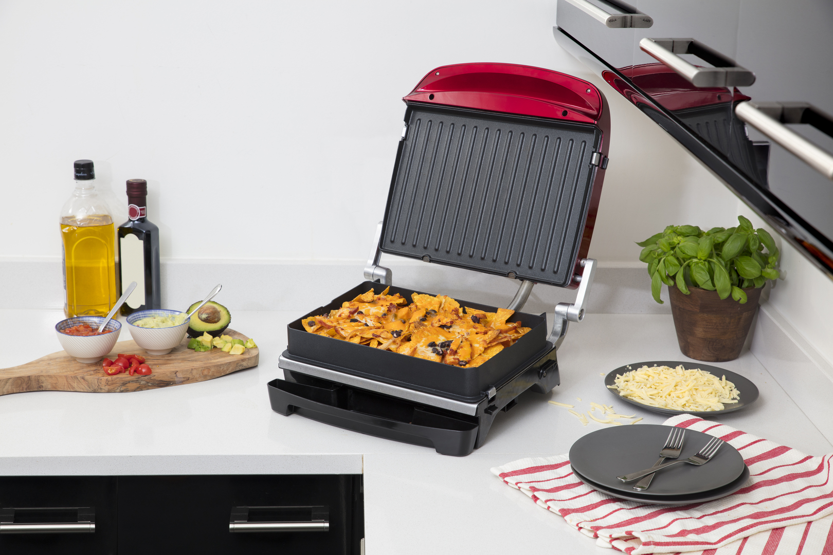 GEORGE FOREMAN 24001-56 Präzisions Fitnessgrill Kontakt- und Sandwichgrill