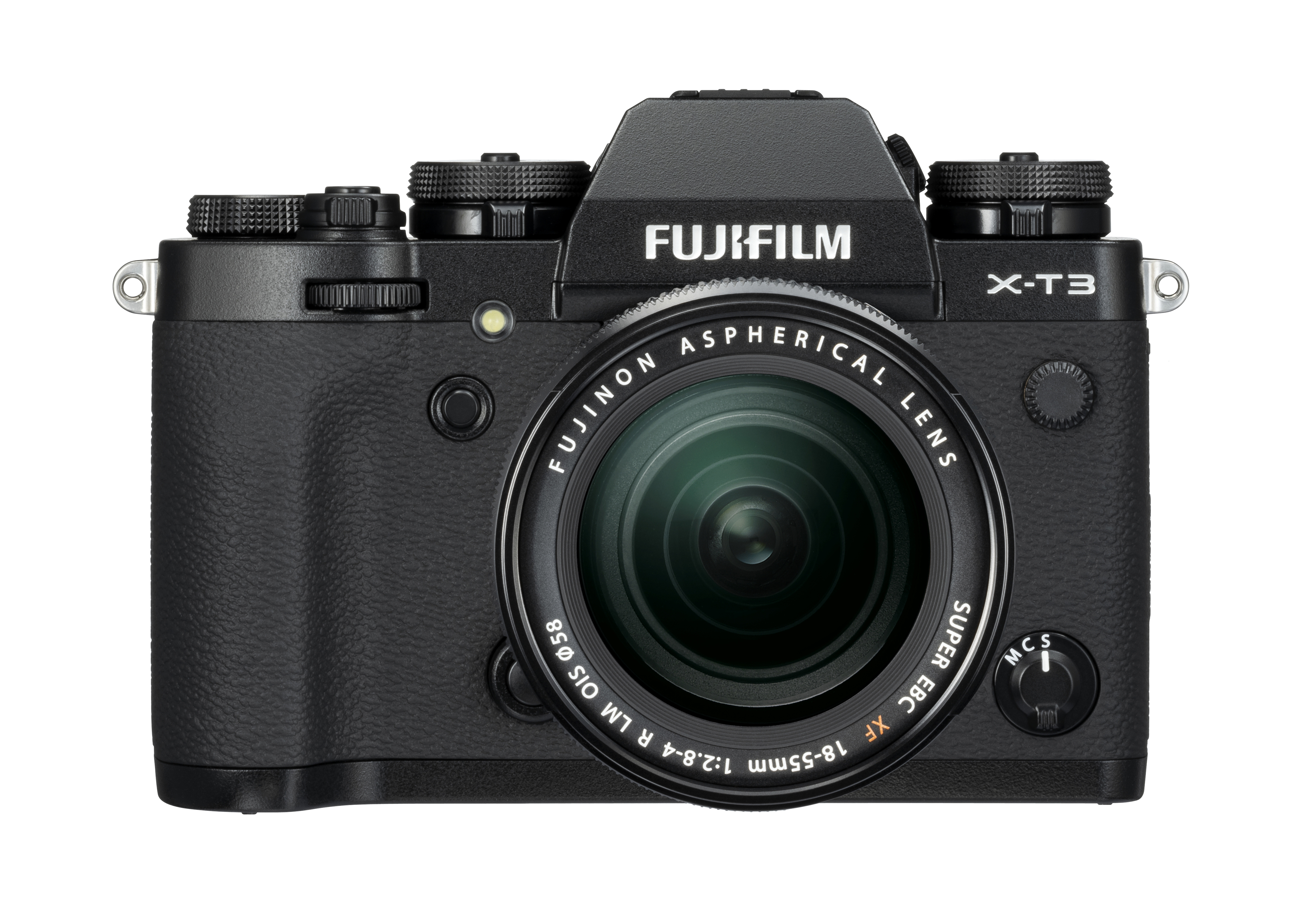 FUJIFILM X-T3 Kit Systemkamera mit Objektiv 18-55 mm, 7,6 cm Display, WLAN