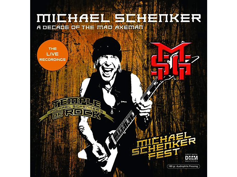 Michael Schenker - A DECADE AXEMAN/LIVE (2LP) (Vinyl) OF THE RECORDINGS - MAD