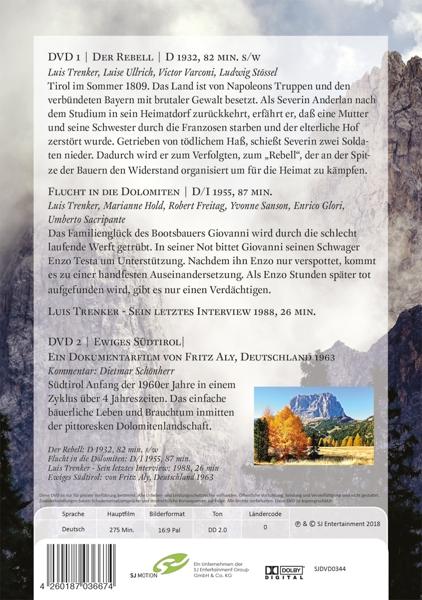 Trenker DVD Luis Wunderbares - Südtirol