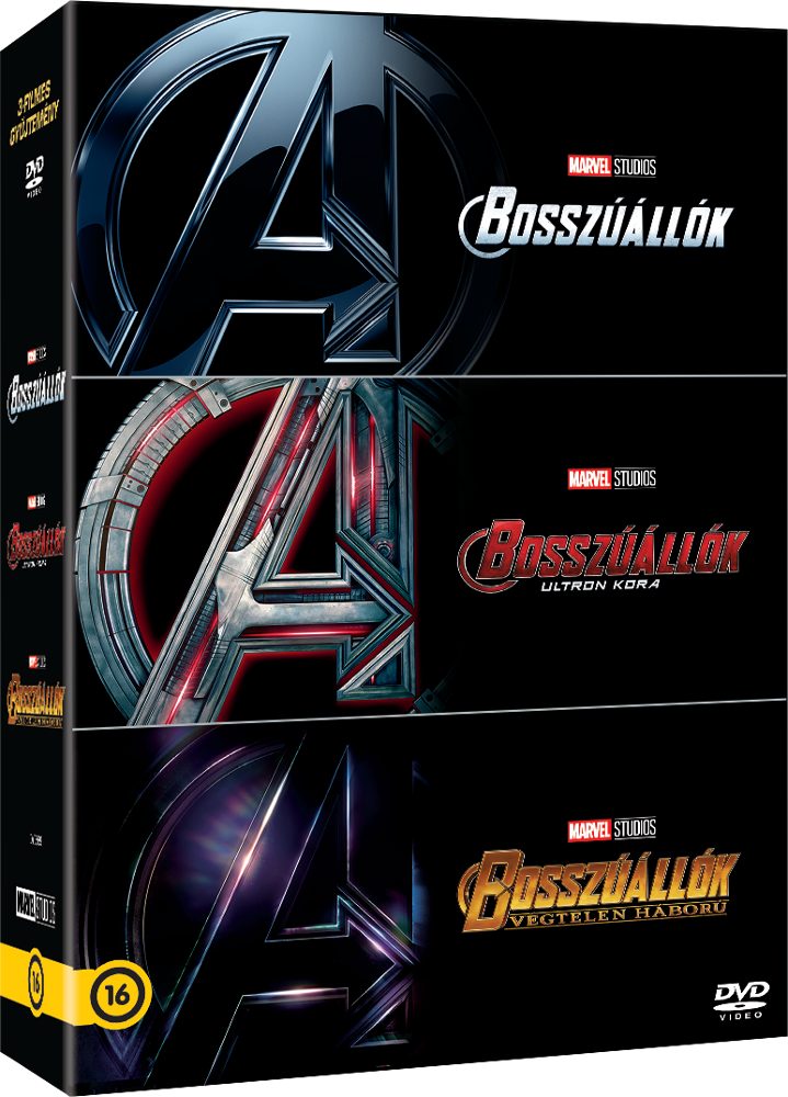 Bosszúállók 1-3 gyűjtemény (DVD) (Díszdobozos kiadvány (Box set))