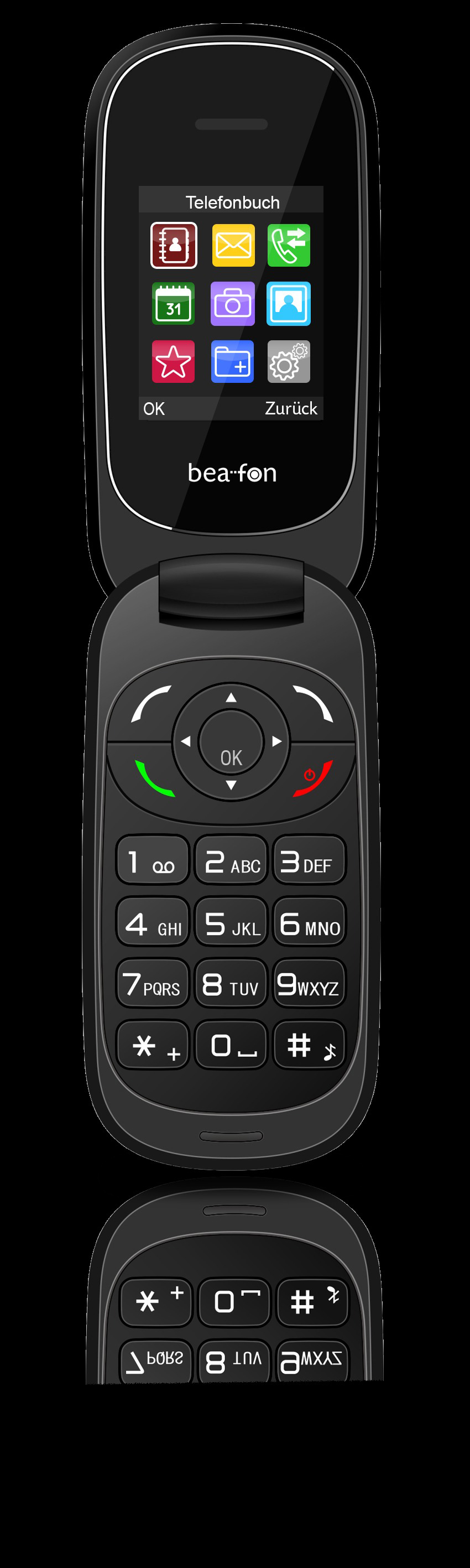 BEAFON C220 Handy, Schwarz