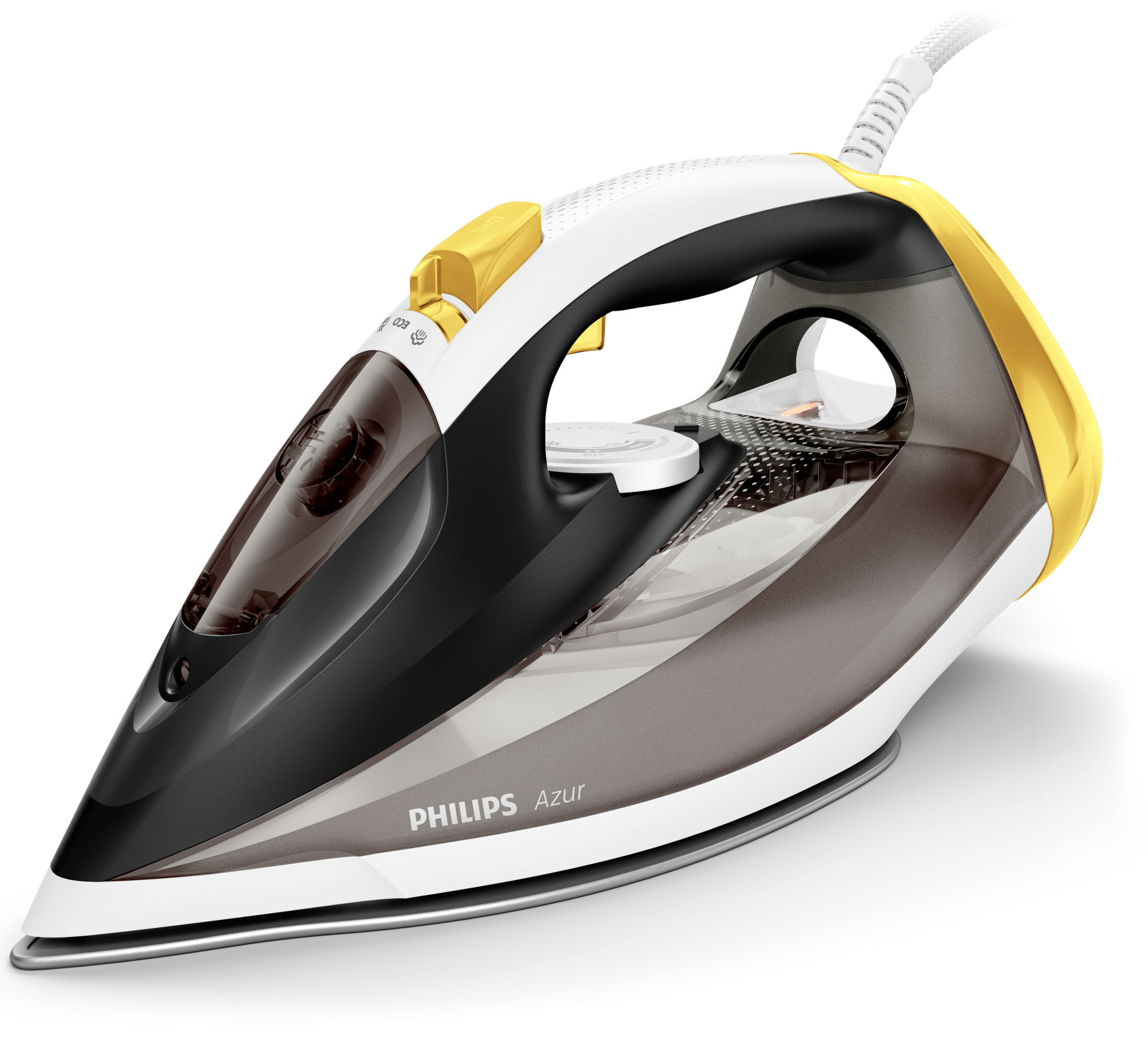 PHILIPS GC4537/80 Azur Dampfbügeleisen (2400 Watt, Ausgezeichnete Kratzfestigkeit, sehr gute Gleiteigenschaften)