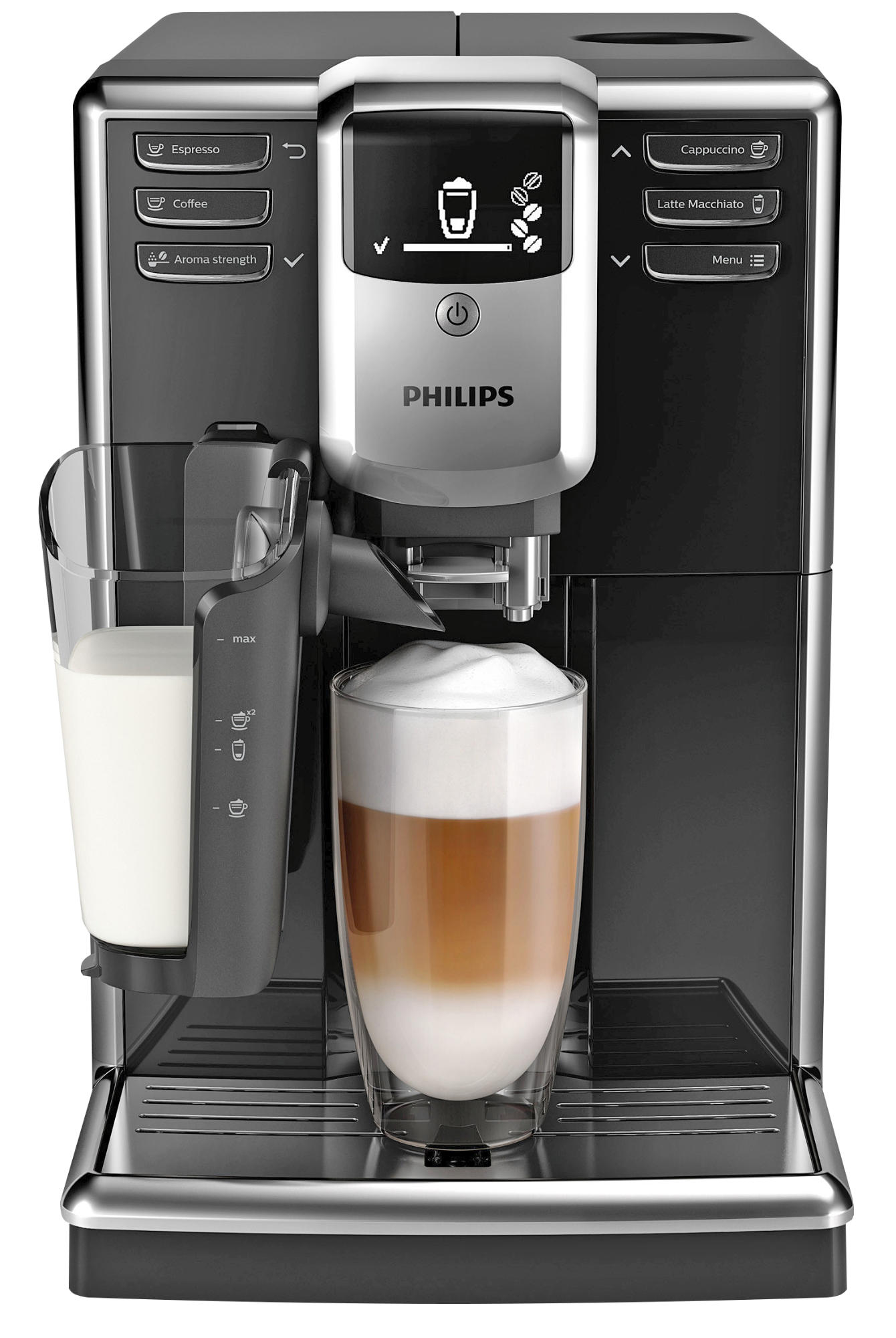 PHILIPS EP 5330/10 Latte Go Kaffeevollautomat Klavierlack/Schwarz (Wassertank)