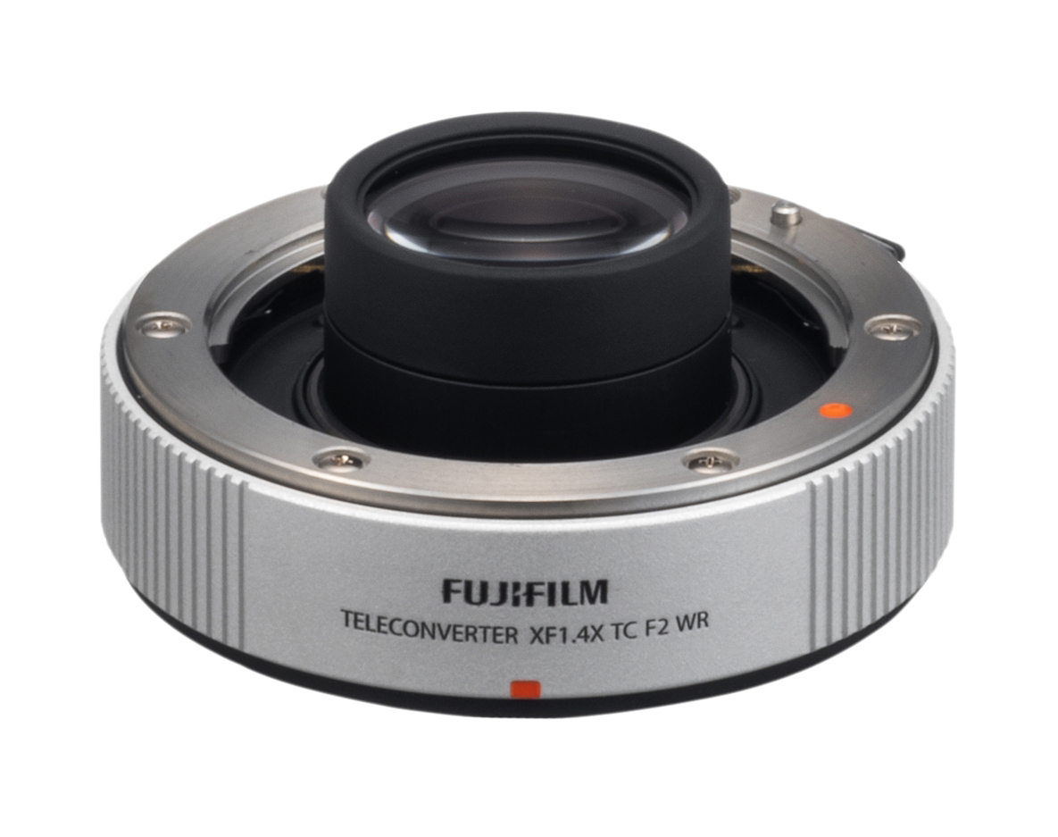 FUJIFILM XF 200 F2 R + TC XF - 105 mm f/2 (F2.8) OIS, WR (Objektiv + Konverter für Fuji X-Mount, Silber)