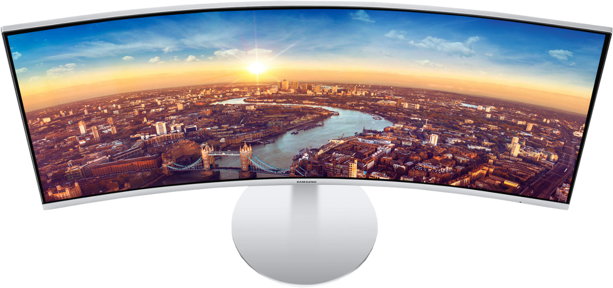 SAMSUNG LC34J791WTUXEN - Monitor, 34 ", UWQHD, 100 Hz, Grau
